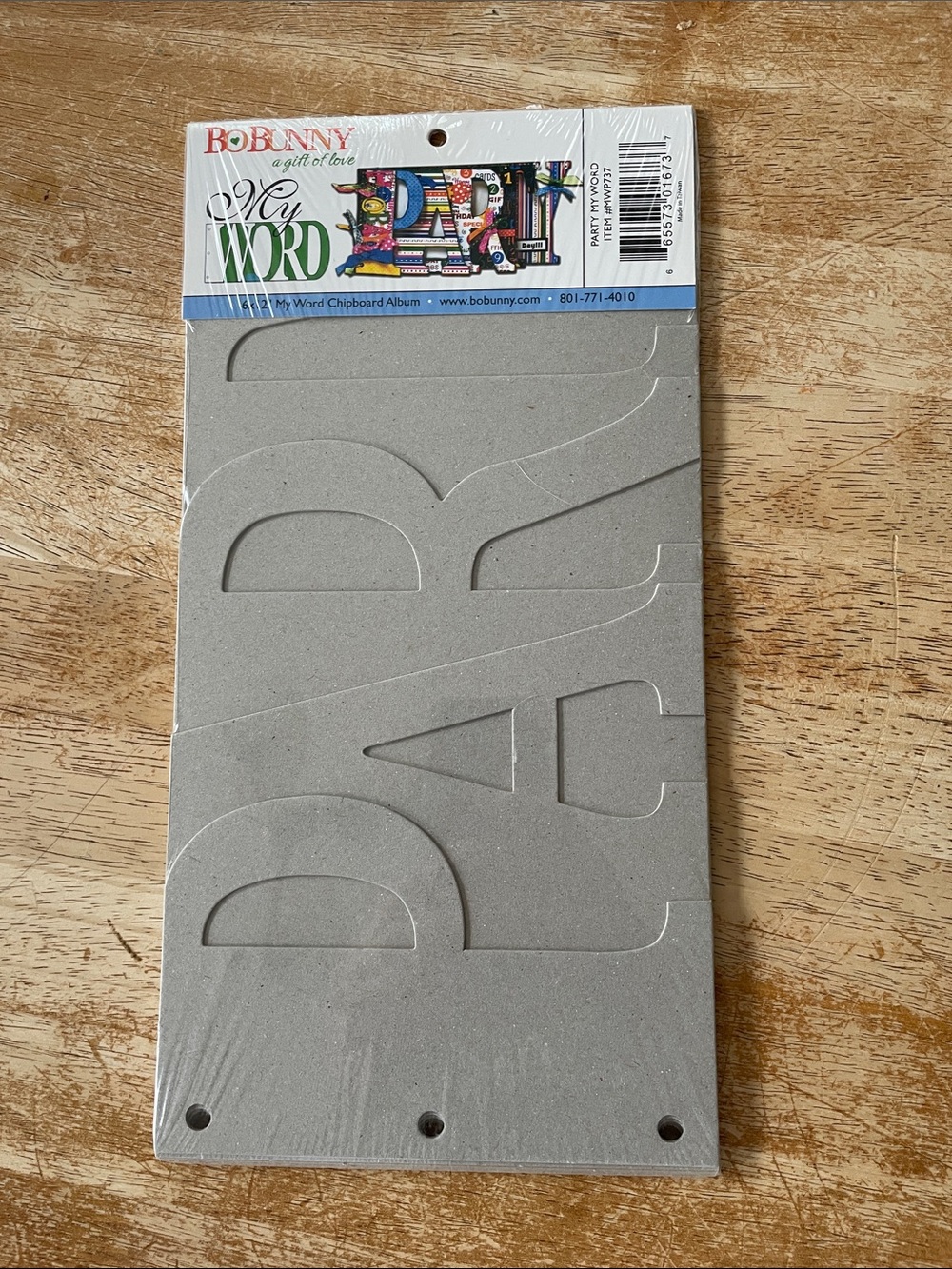BoBunny 'My Word' Chipboard Album - PARTY
$7 each or 2/$10